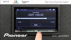 How To - Set the Clock for NAVI on Pioneer NEX Receivers 2017