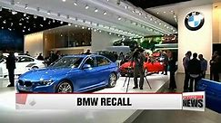 BMW to recall 1.4 million vehicles in North America due to fire risk