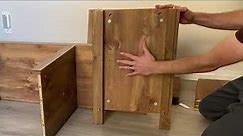 Step-by-step Assemble *Hinged* Barndoor TV Stand 65” from Walmart - Manor Park by Walker Edison