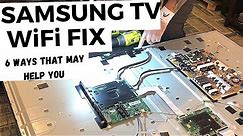 Samsung tv wifi problem troubleshoot steps and wifi fix