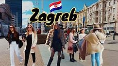 Zagreb Croatia Walking Tour | Zagreb Tour | Zagreb Croatia walk | 4K walking Zagreb 🇭🇷