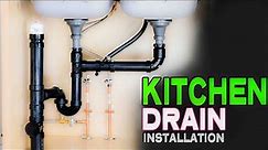 How To Connect a Kitchen Sink Drain - 2023