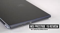 MSI Prestige 15 Review