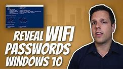 How to find your saved WiFi passwords in Windows 10