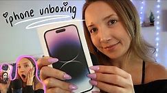 ASMR| Iphone 14 Pro Unboxing ✨Crisp Whisper✨