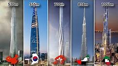 Size Comparison of the World's Tallest Skyscrapers Updated 2021