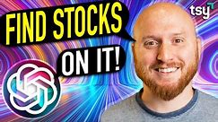 Finding the Best Stocks with ChatGPT (Easy Shortcut)