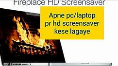 How to set screensaver in computer/laptop