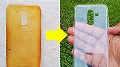 Smartphone Cover Restoration, Cleaning Yellowness of Phone Cover