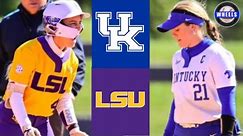 #3 LSU vs #21 Kentucky Highlights | 2024 College Softball Highlights