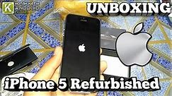 Unboxing Apple iPhone 5 Refurbished 16GB Black Harga Dibawah 2 Juta