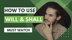Will vs Shall | Advanced Rules | Join us at 3:00 PM Everyday #will #willandshall #shallvswill