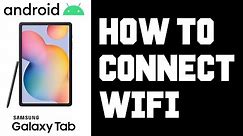 Android Tablet How To Connect To Wifi - Samsung Android Tablet How To Hook Up Wifi Internet Help