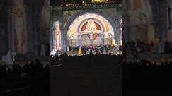 Lourdes, France Procession St Bernadette