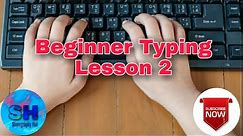 Beginner Typing Lesson 2 | Learn Typing Fast | Learn Typing | Typing Practice | English typing