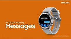 How to use the Messages app on your Galaxy watch4 | Samsung US