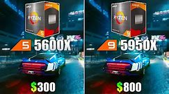 Ryzen 5 5600X vs Ryzen 9 5950X - How Big is the Difference in Games?