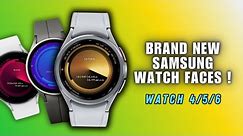 Samsung released Brand New Watch Faces for Galaxy Watch 4 /5 / 6 Series !