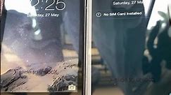 iPhone 4s vs iPhone 5 on iOS 8 boot up test #shorts #iphone4s #iphone5 #ios8