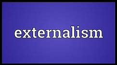 Externalism Meaning