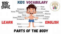 Kids vocabulary - Parts of the body - Learn English for kids - Body Parts Name
