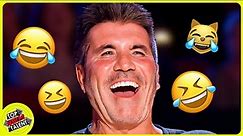 When Simon Can't STOP LAUGHING! Funniest BGT Comedians
