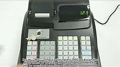 How to work electronic cash register easily? | ECR100