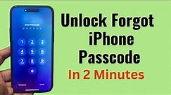 How To Unlock My iPhone Without Passcode If Forgot|Unlock iPhone With Emergency Call Without iTunes