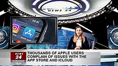 Thousands of Apple users complain of issues with the App store and iCloud - Video Dailymotion