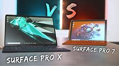 SHOWDOWN: Surface Pro X vs Surface Pro 7!