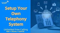Setup voip server : How to setup a voip phone system | Setup Asterisk with UBUNTU & AWS | SIP Server