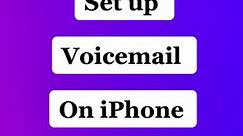 How to set up voicemail on iPhone 14/iPhone 13/iPhone12 in 2022 #iphonetricks #voicemail #iphonetutorial #iphonesettings #iphone #ios16 #fyp #VocêNasceuParaMudar