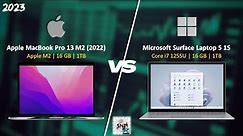 Apple MacBook Pro 13 M2 vs Microsoft Surface Laptop 5