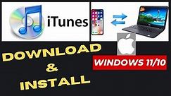 Download and Install iTunes Apple App on Windows 11 / 10