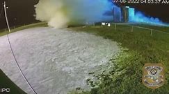Georgia Guidestones monument explosion caught on video