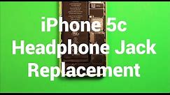 iPhone 5c Headphone Audio Jack Replacement How To Change