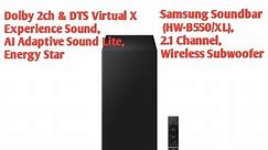 Samsung Home Theatre Soundbar B550 XL 2022 | Review And unboxing | Bluetooth Home Theatre Samsung