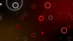 Red Neon Abstract Moving Geometric Circles Background Video Live Wallpaper Screensaver Cool VJ Loop