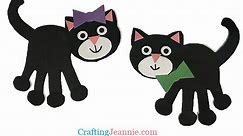 Black Cat Craft (Free Printable Template) - Crafting Jeannie