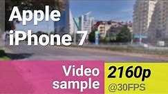 Apple iPhone 7 4K video sample