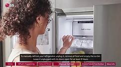 [LG Refrigerators] Resolving An FF Error Code On A Refrigerator