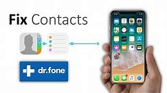 How to Recover Lost iPhone Contacts? [Solved] Contacts Disappeared