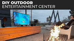 DIY Outdoor Entertainment Center | Off the grid setup