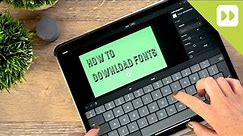How to install fonts on an iPad - 2023