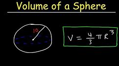 Volume of a Sphere