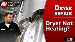 Dryer LG not Drying Clothes or Heating - Factory Technician Diagnostics & Troubleshooting