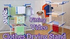 Heavy Duty Clothes Rack Stand ll How To Fit Drying Rack ll Loundry Hanger Fitting Video ll Rack