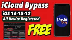 FREE iCloud Bypass Windows Ramdisk tool iOS 12/15/16