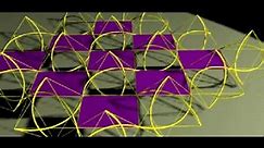Curved tensegrity space frame by tom barber 2009 part 1 of 2