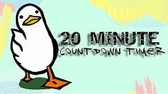 20 minute countdown timer | walking duck